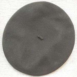 Authentic Black Jaxon Virgin Wool Basque Beret